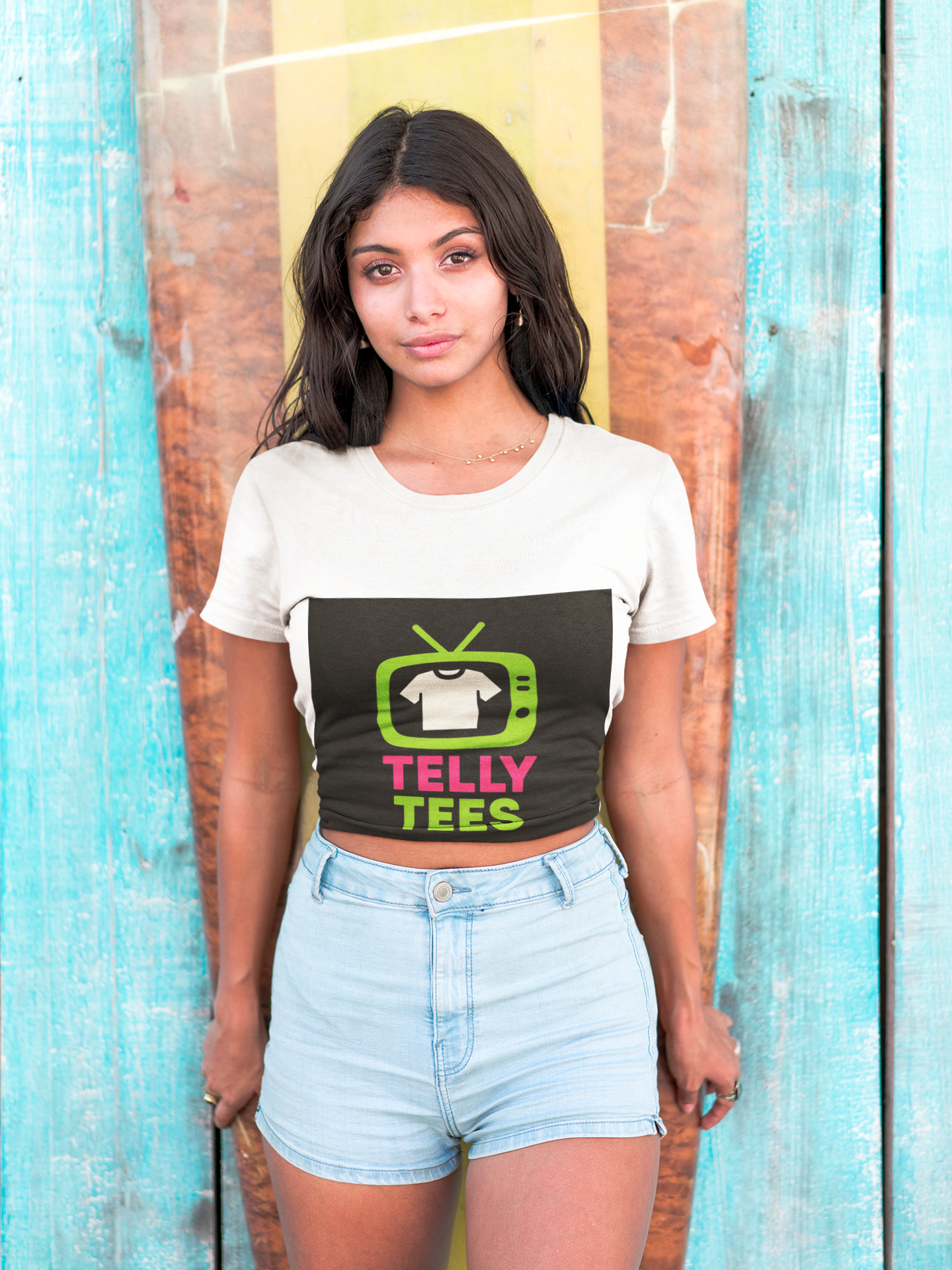 Retro TV Themed Unisex Tee - Telly Tees