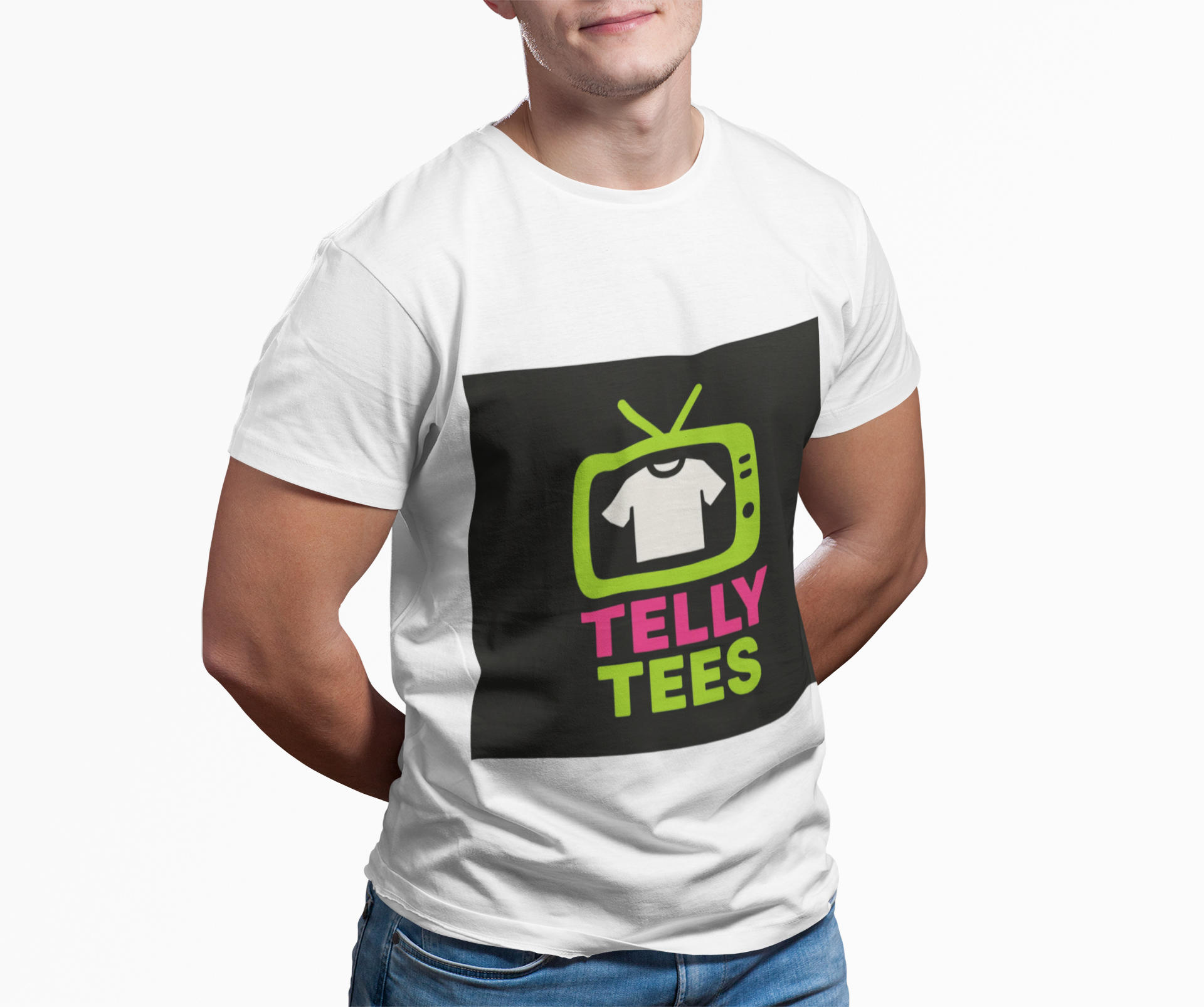 Retro TV Themed Unisex Tee - Telly Tees