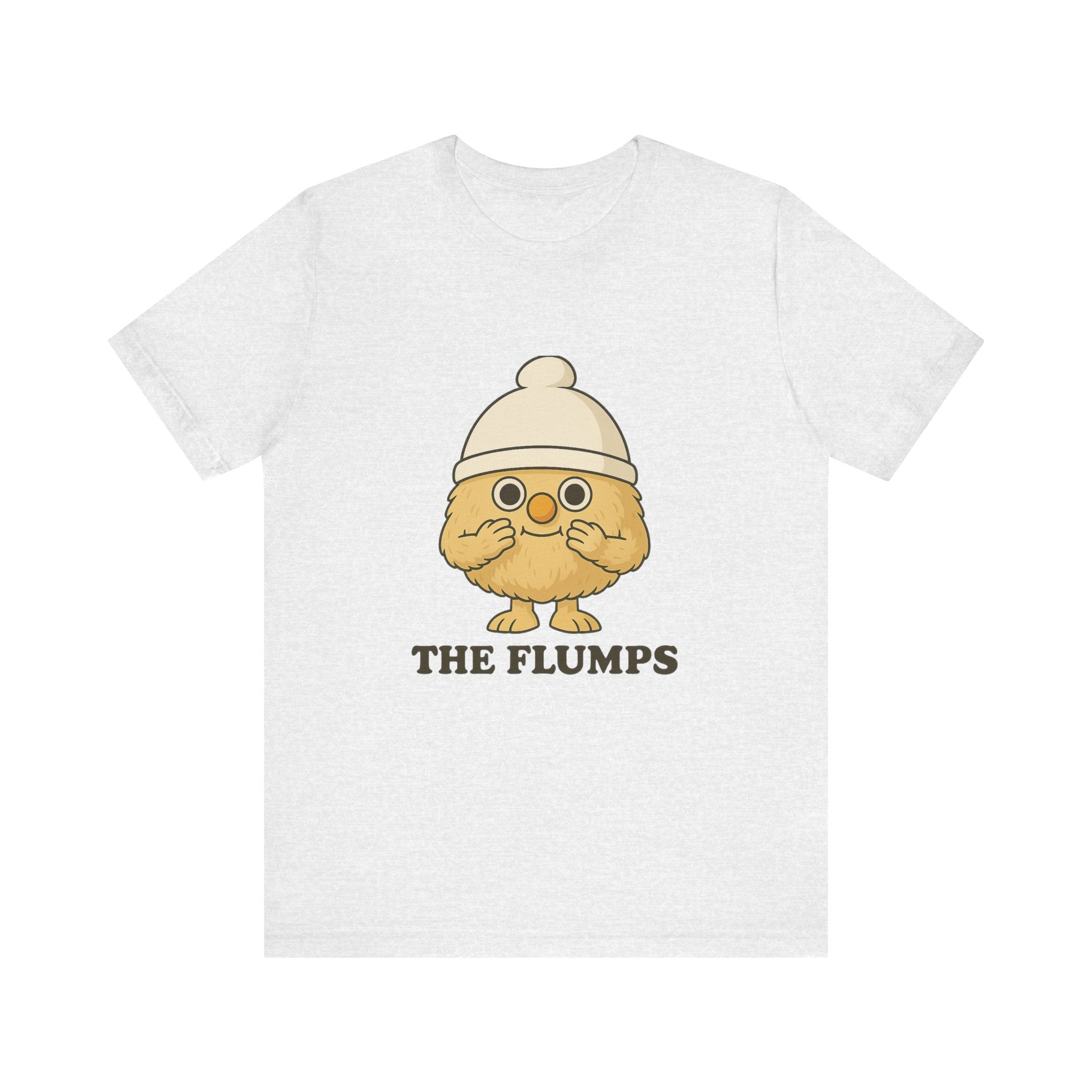 The Flumps Cute Character Tee — Whimsical Yellow Mascot T-Shirt