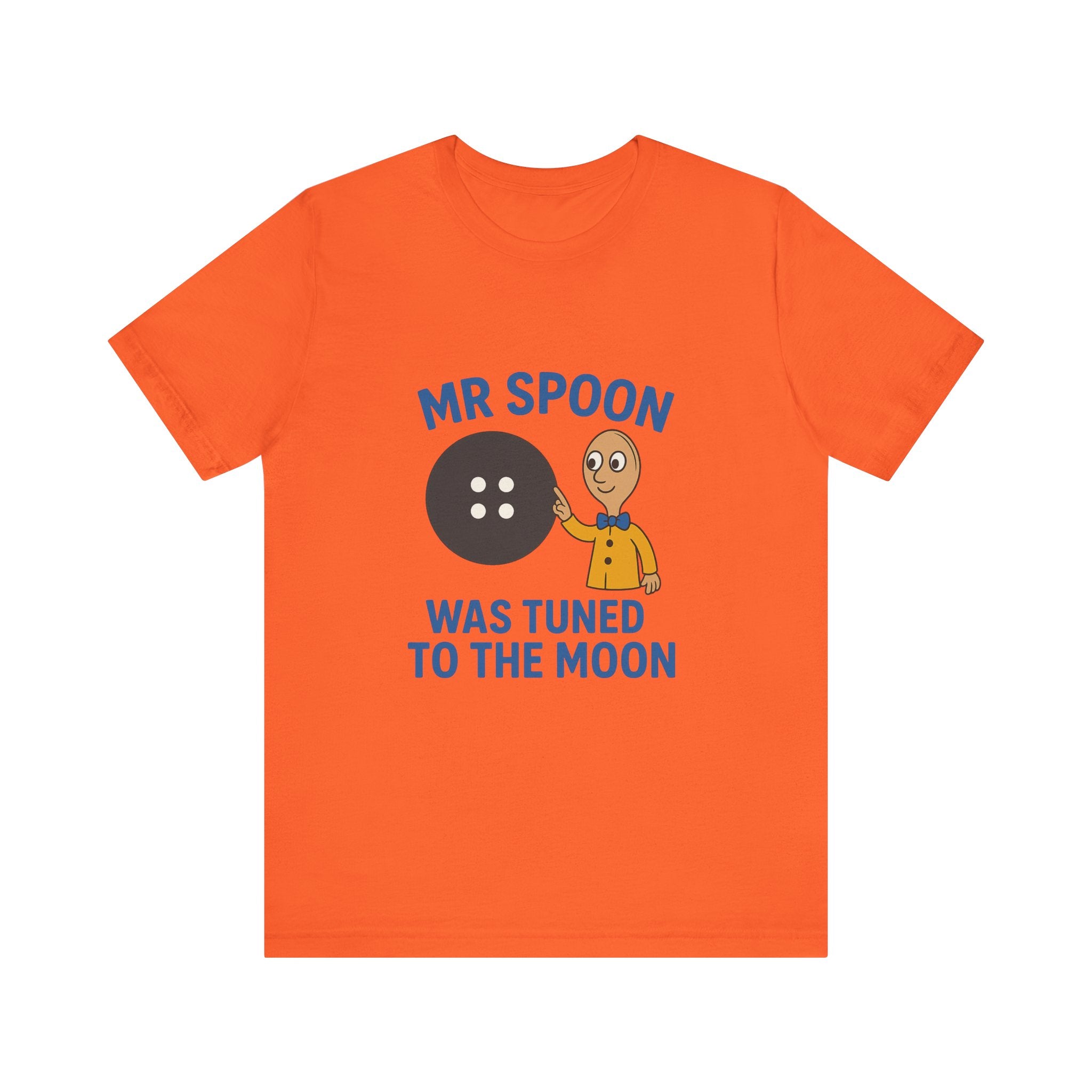 Retro Button Moon Unisex Jersey Short Sleeve Tee