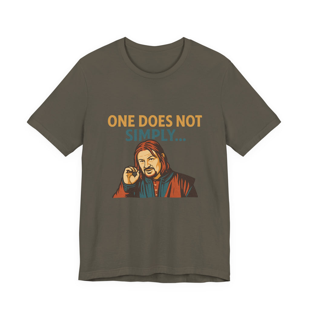 One Does Not Simply T‑Shirt — Funny Lord of the Rings Meme Tee