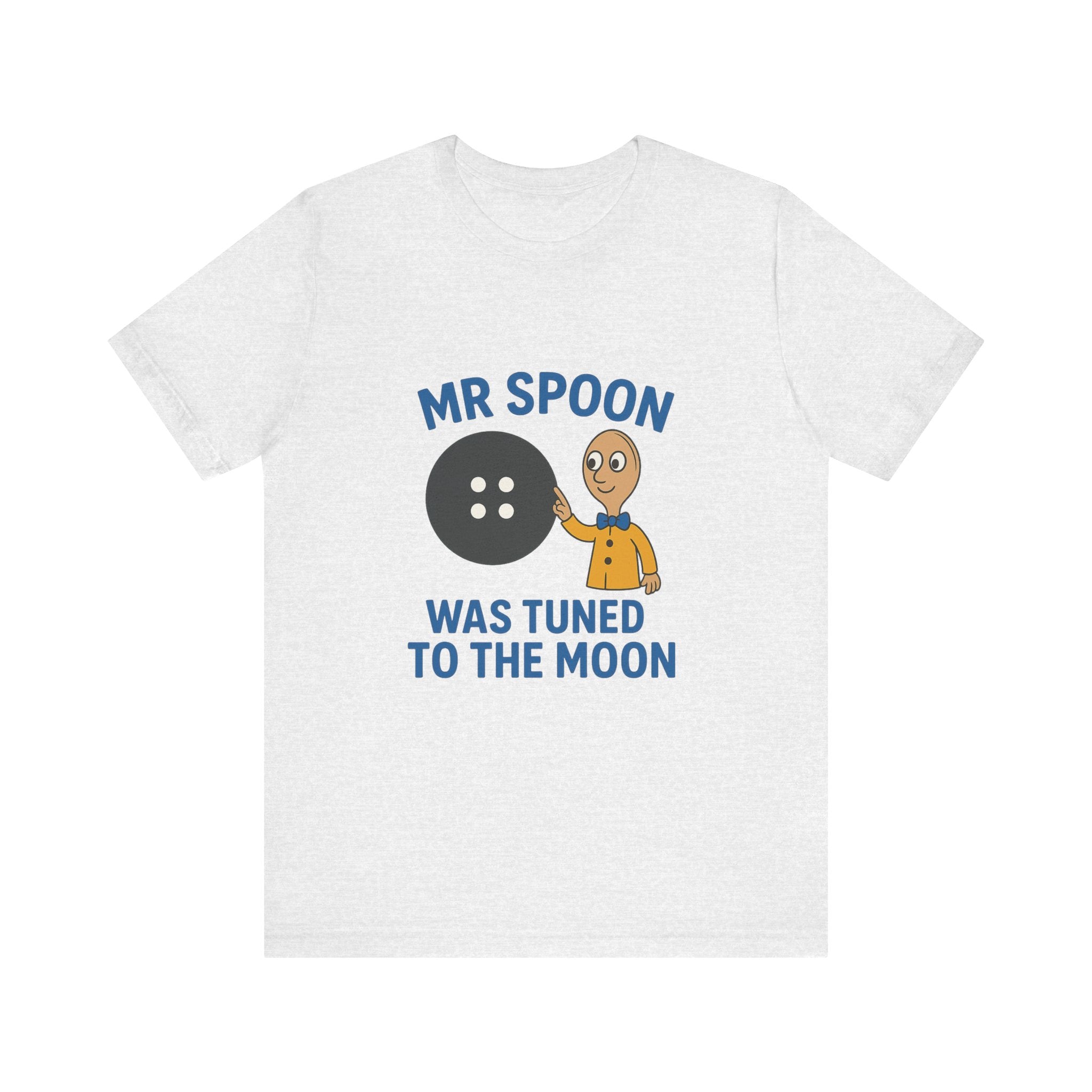 Retro Button Moon Unisex Jersey Short Sleeve Tee