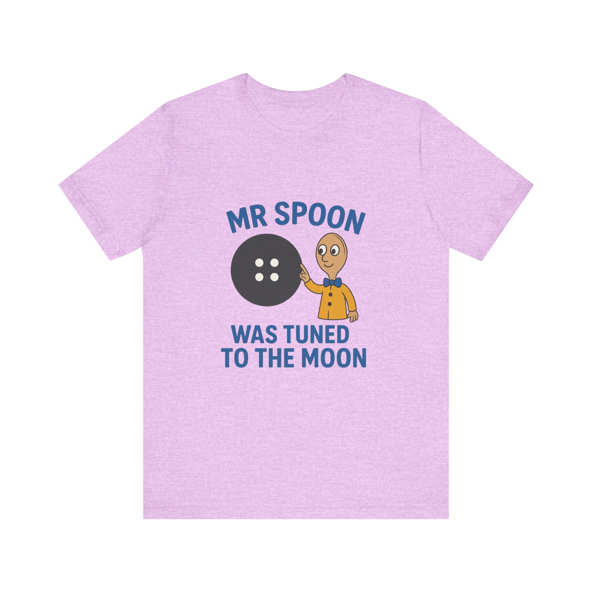 Retro Button Moon Unisex Jersey Short Sleeve Tee