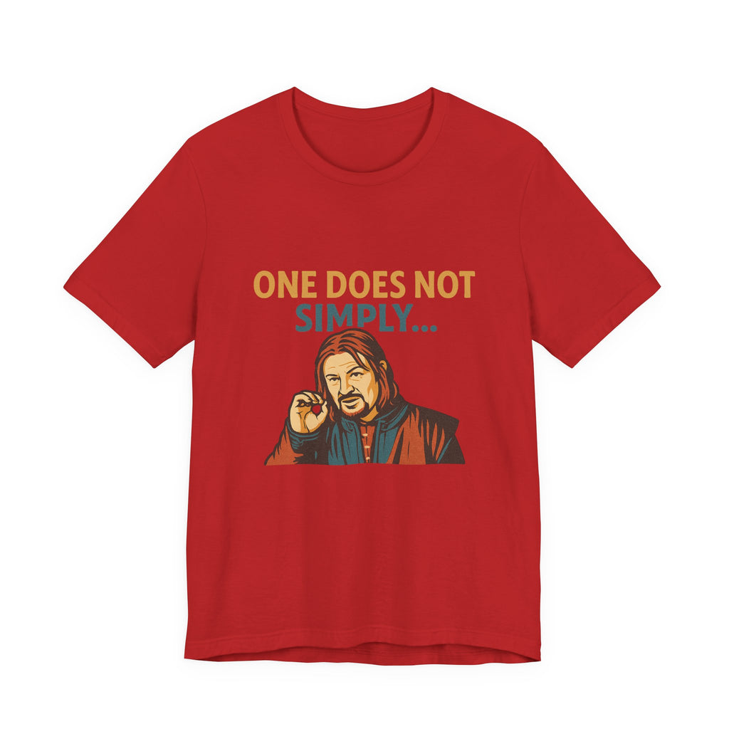 One Does Not Simply T‑Shirt — Funny Lord of the Rings Meme Tee
