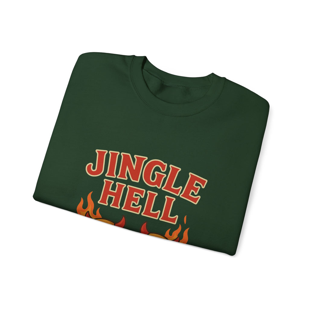 Jingle Hell Christmas Sweatshirt – Funny Devil Bell Christmas Pullover