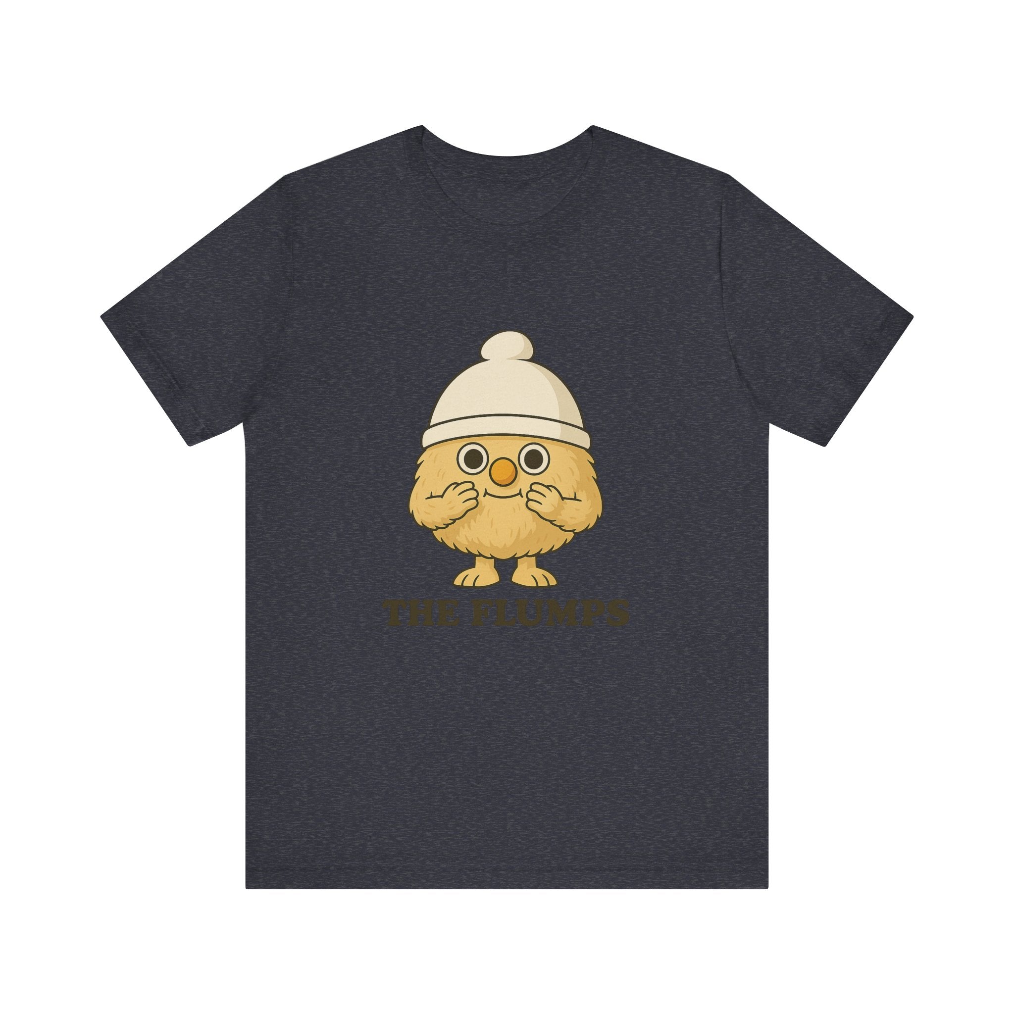 The Flumps Cute Character Tee — Whimsical Yellow Mascot T-Shirt