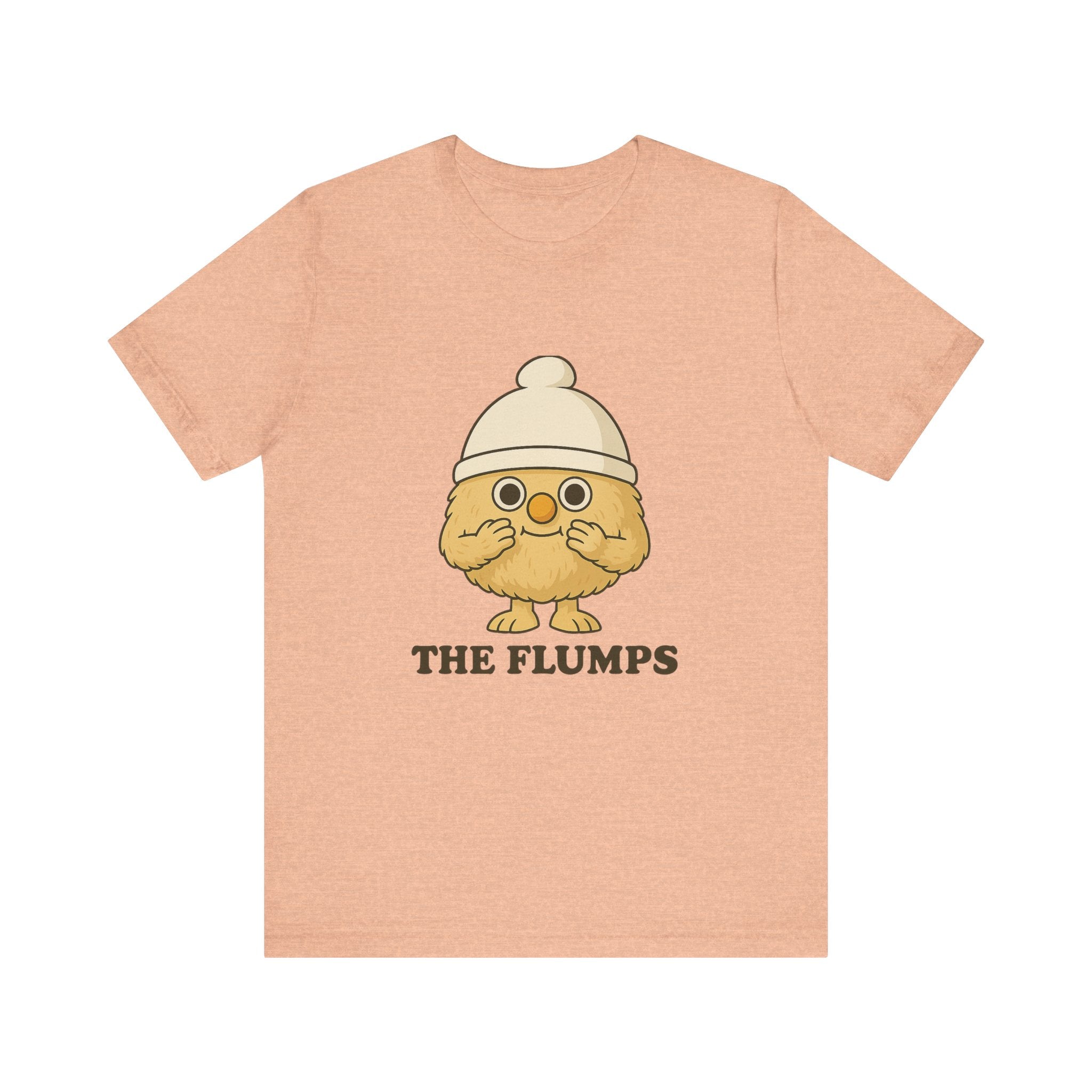 The Flumps Cute Character Tee — Whimsical Yellow Mascot T-Shirt