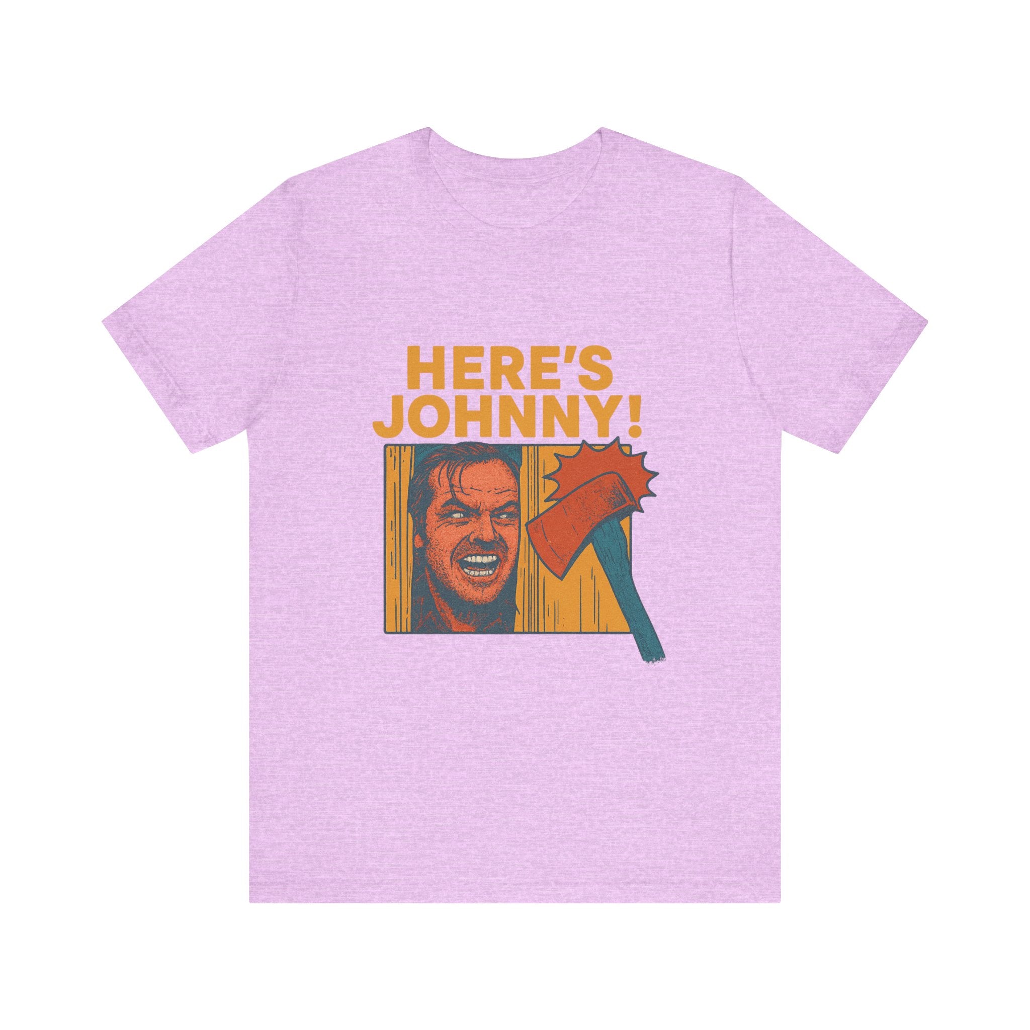 Here's Johnny! Horror Movie Tee — Retro Shining Axe Graphic T-Shirt