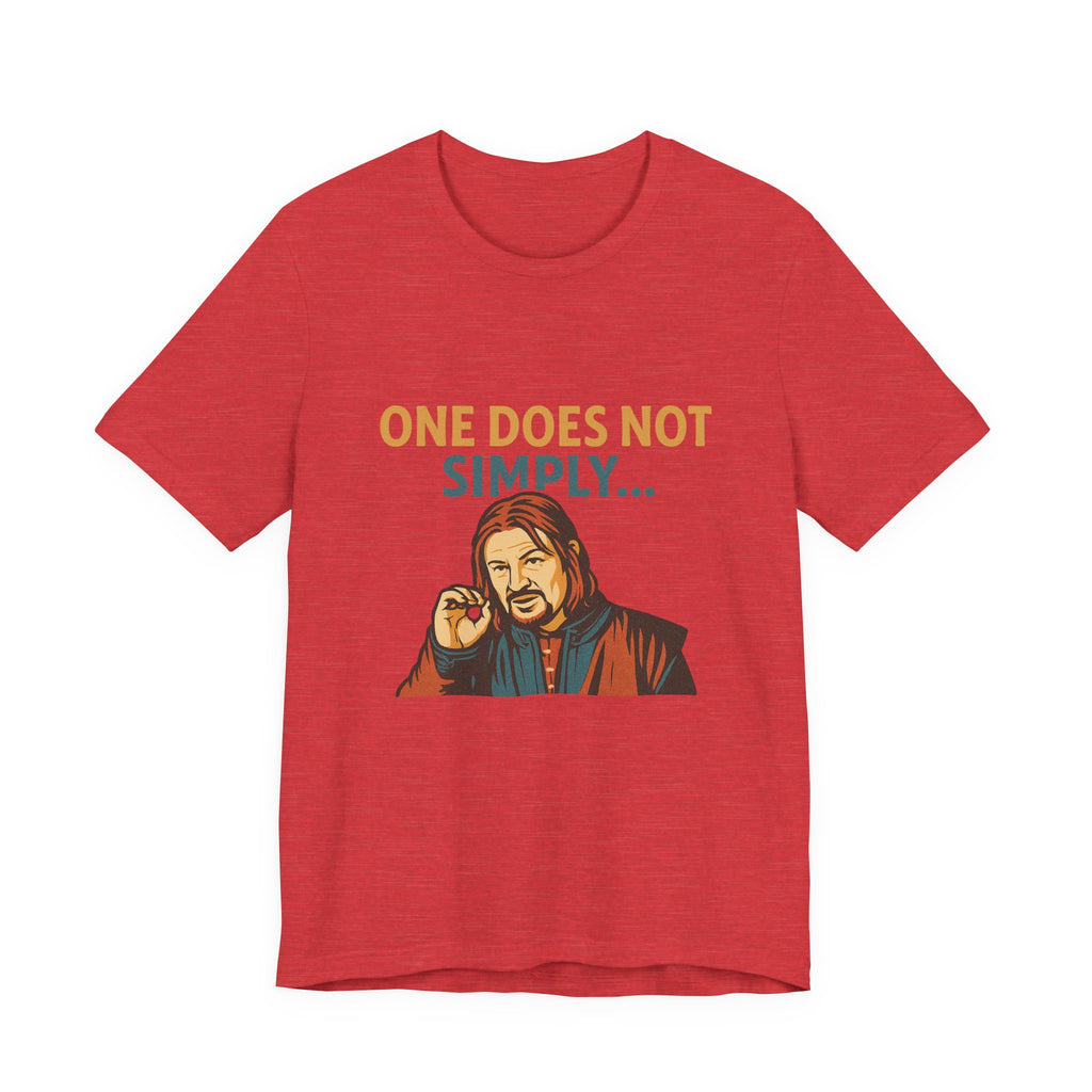 One Does Not Simply T‑Shirt — Funny Lord of the Rings Meme Tee