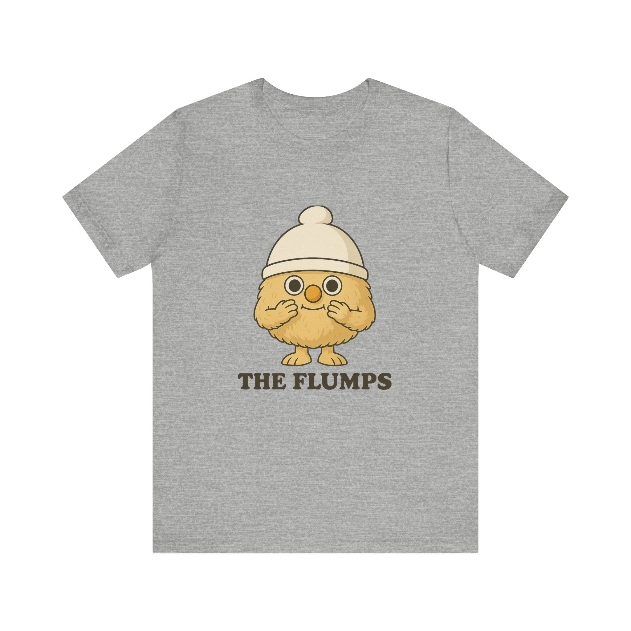 The Flumps Cute Character Tee — Whimsical Yellow Mascot T-Shirt