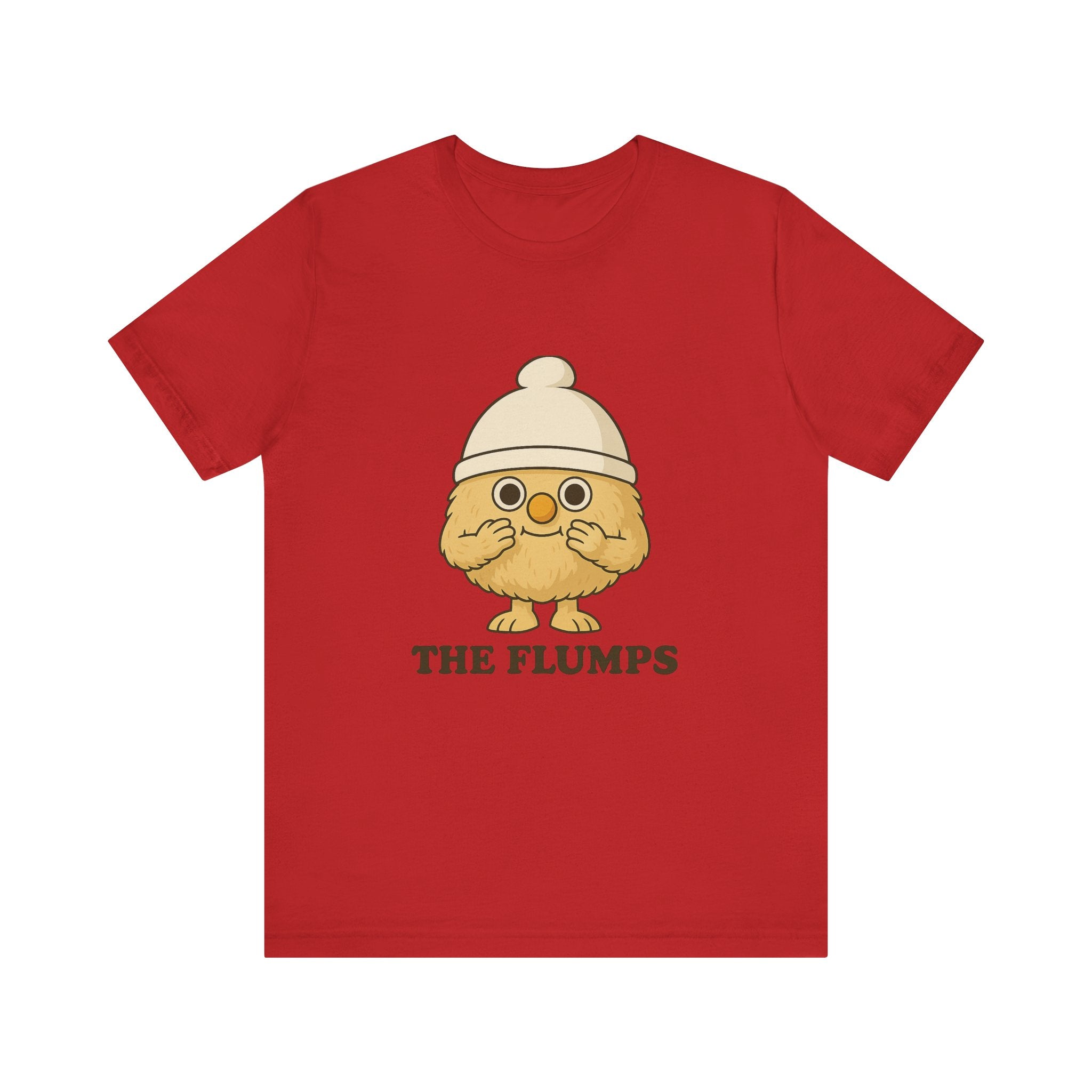 The Flumps Cute Character Tee — Whimsical Yellow Mascot T-Shirt