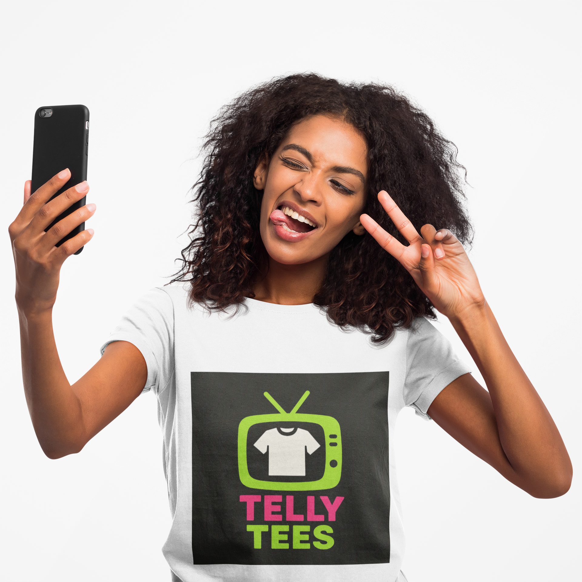 Retro TV Themed Unisex Tee - Telly Tees