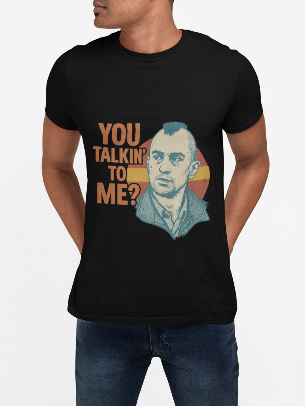 You Talkin' To Me? Tee — Retro Taxi Driver Movie Quote T-Shirt