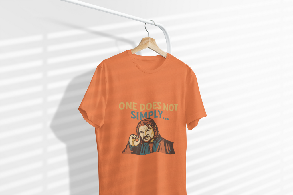One Does Not Simply T‑Shirt — Funny Lord of the Rings Meme Tee