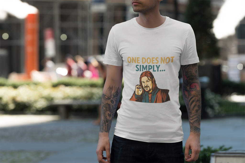 One Does Not Simply T‑Shirt — Funny Lord of the Rings Meme Tee