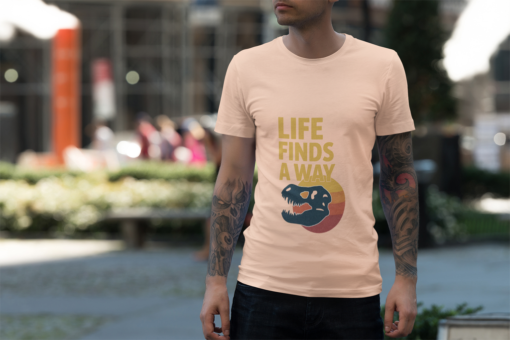 Retro Jurassic park Unisex Jersey Short Sleeve Tee