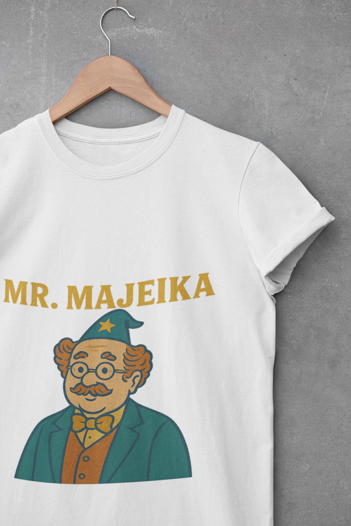 Retro Mr Majeika Unisex Jersey Short Sleeve Tee
