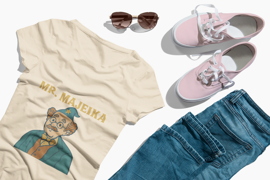 Retro Mr Majeika Unisex Jersey Short Sleeve Tee