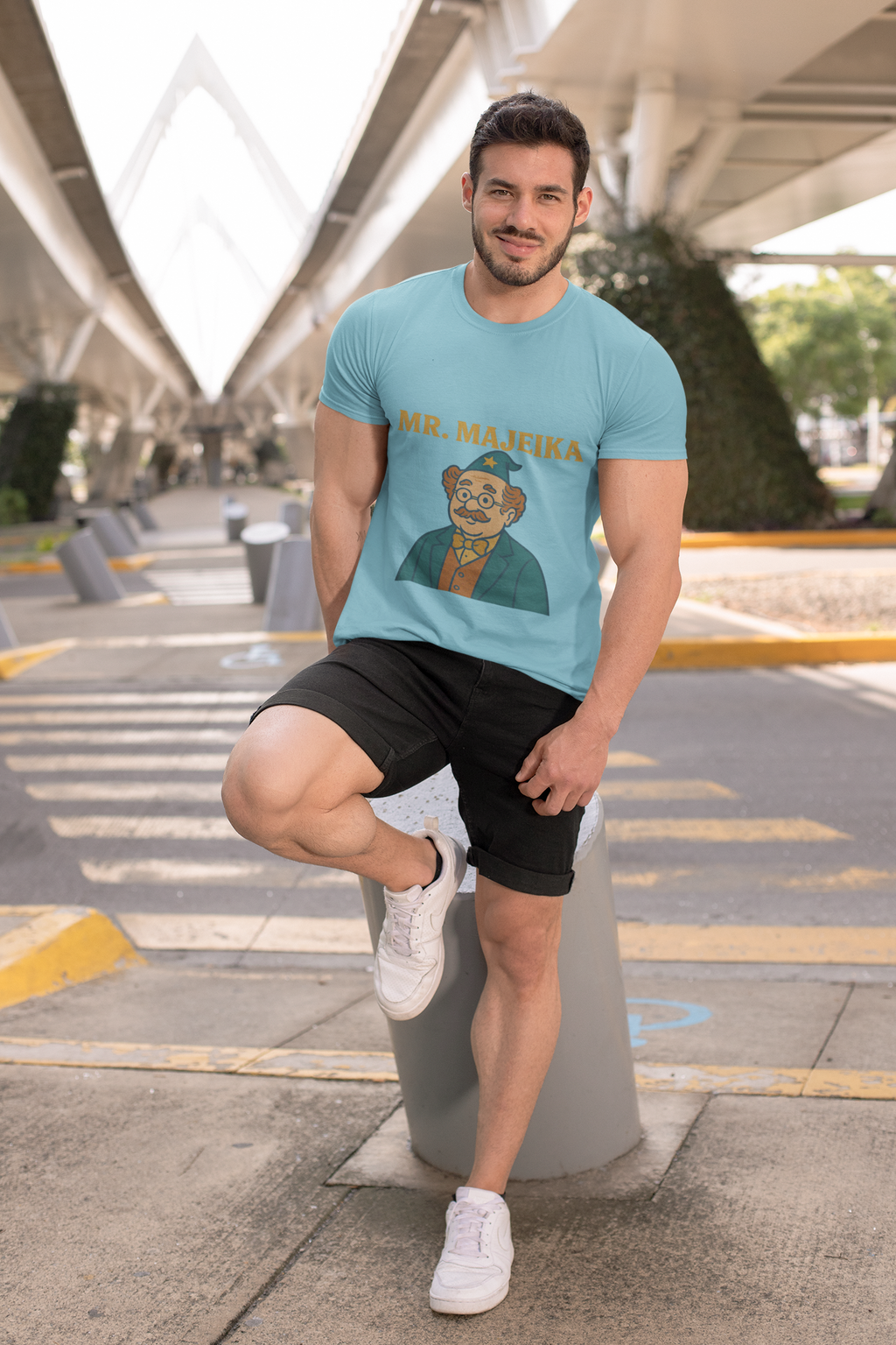 Retro Mr Majeika Unisex Jersey Short Sleeve Tee