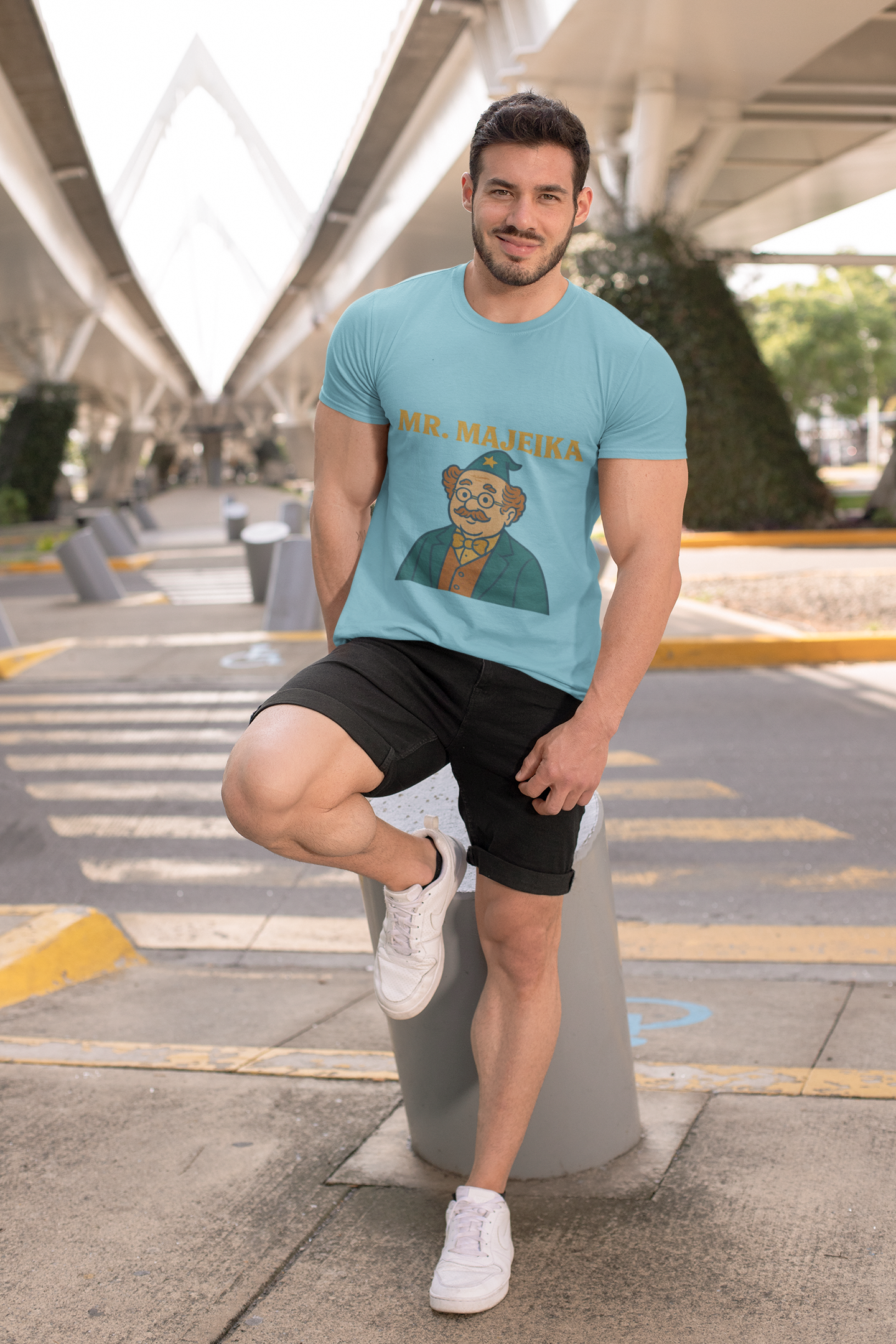 Retro Mr Majeika Unisex Jersey Short Sleeve Tee