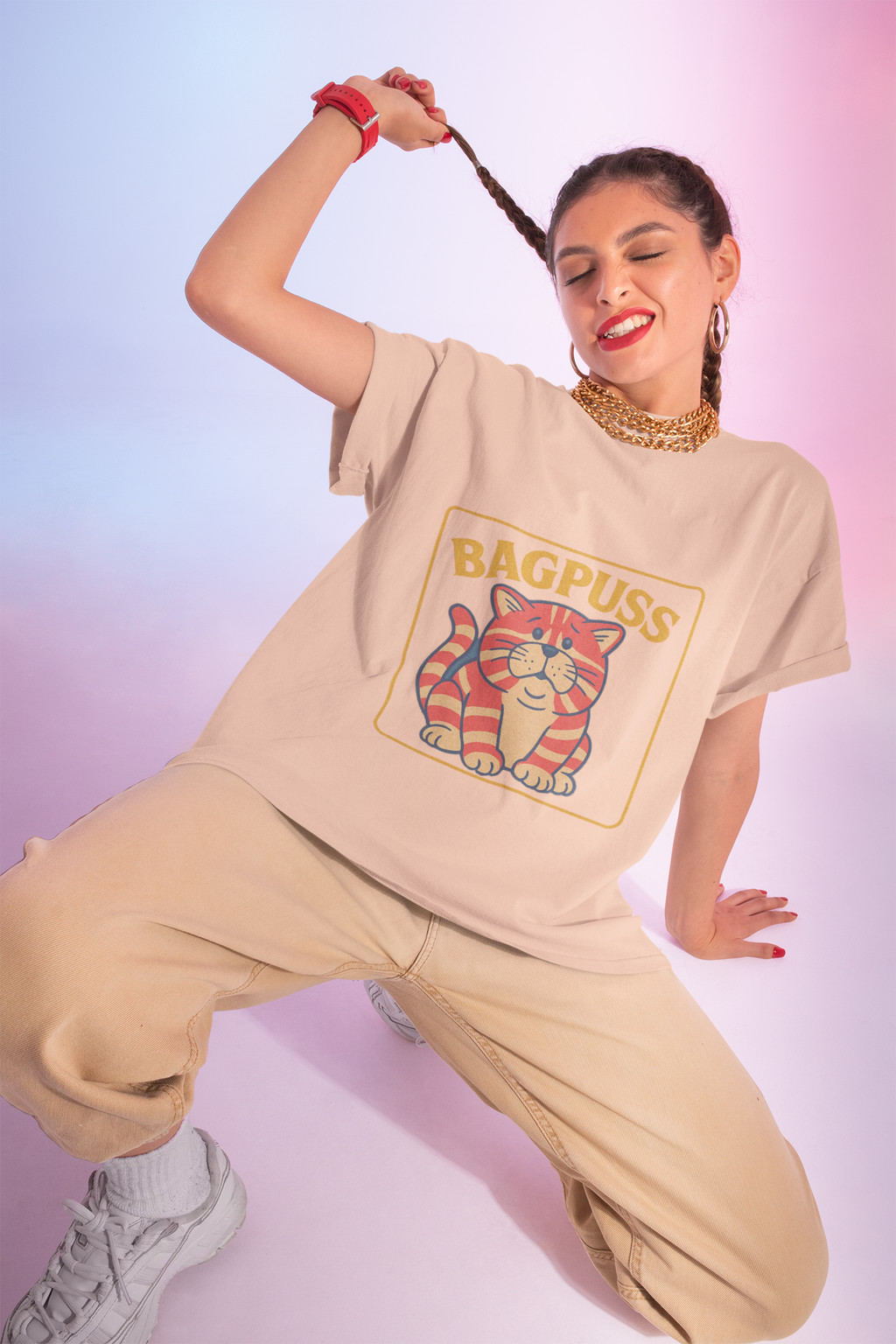 Retro Bagpuss Unisex Jersey Short Sleeve Tee