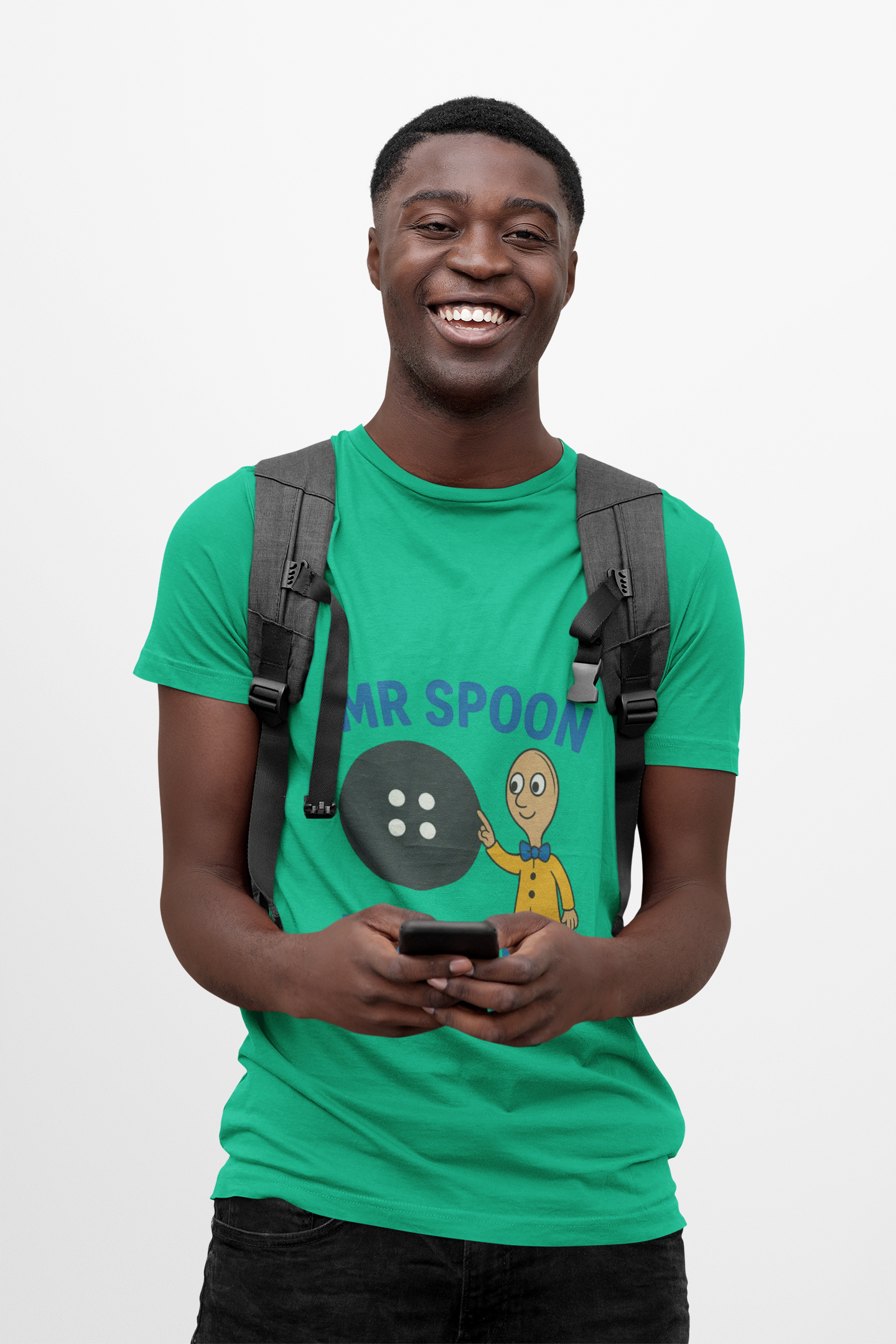 Retro Button Moon Unisex Jersey Short Sleeve Tee