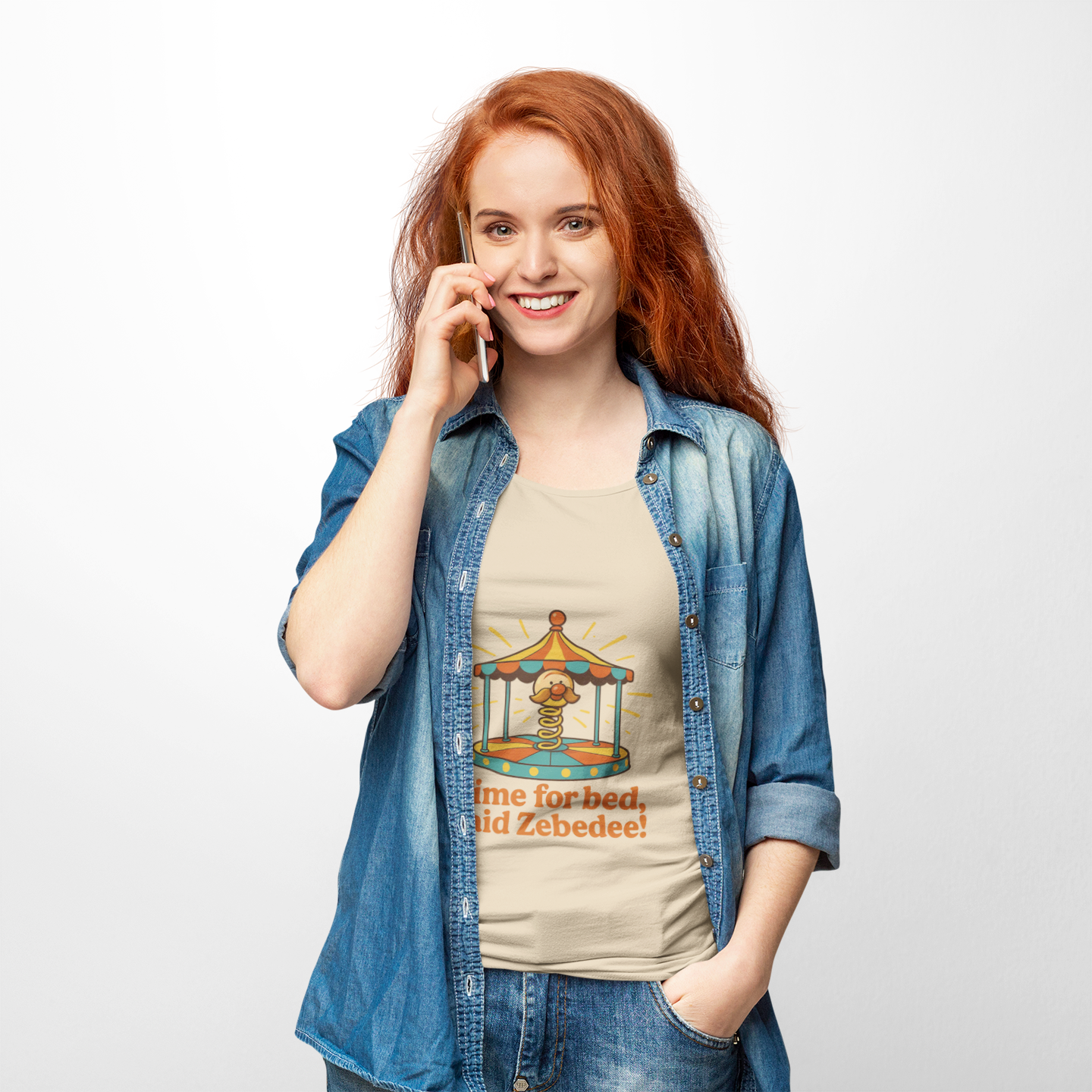 Vintage style — 'Time for bed, said Zebedee!' From the iconic Magic Roundabout