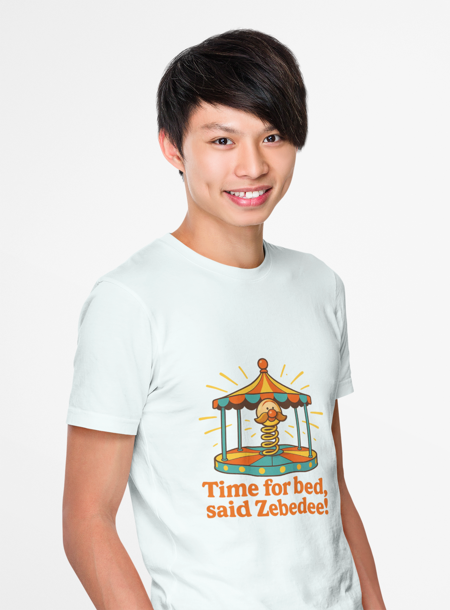 Vintage style — 'Time for bed, said Zebedee!' From the iconic Magic Roundabout