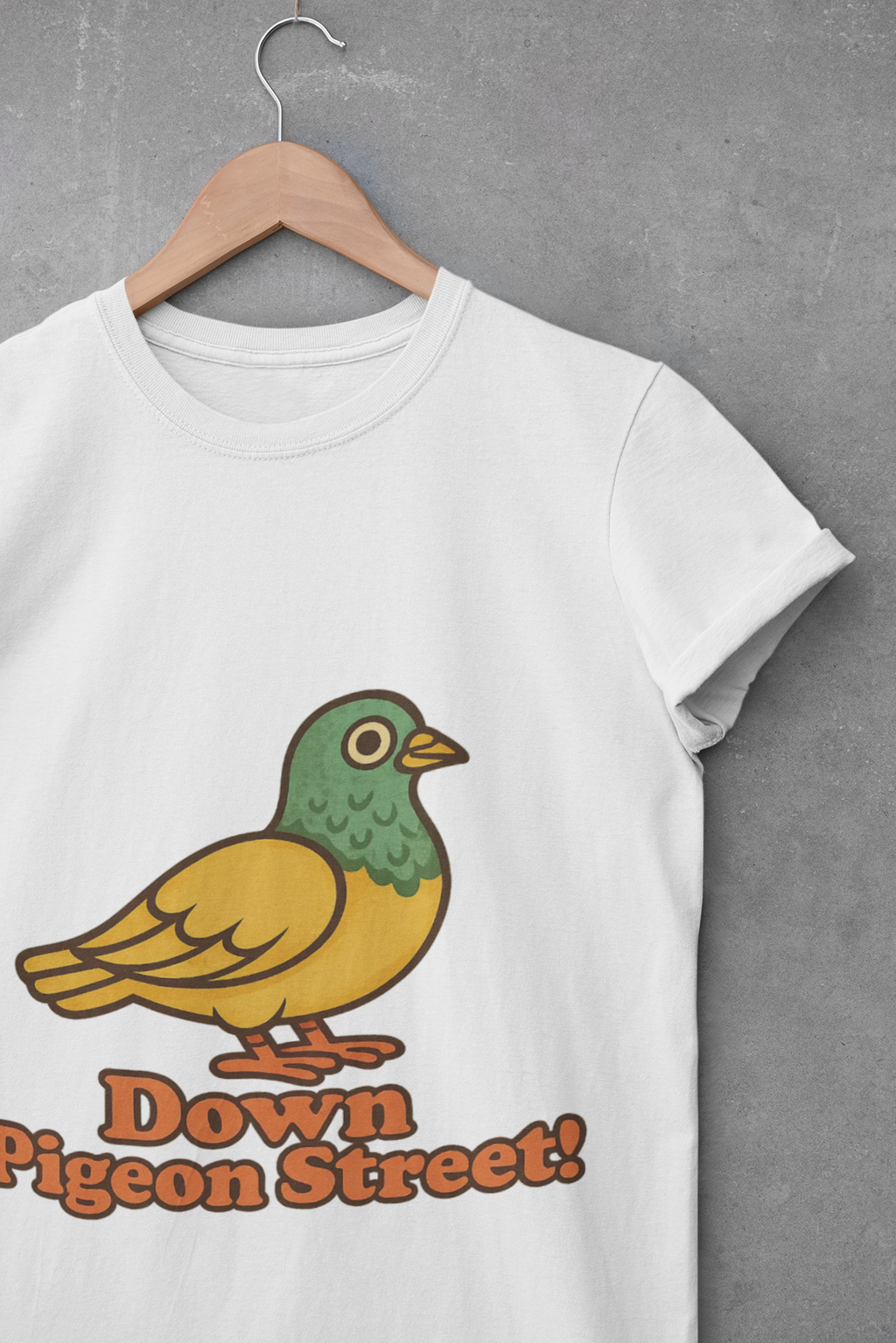 Retro TV Pigeon Street Unisex Design