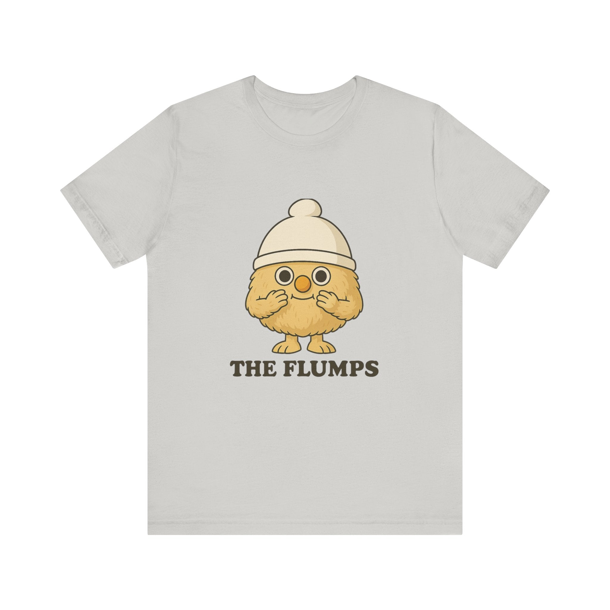 The Flumps Cute Character Tee — Whimsical Yellow Mascot T-Shirt