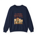 Crewneck Christmas Sweatshirt — “It’s the Most Overrated Time of the Year” Funny Holiday Grinch Sweatshirt