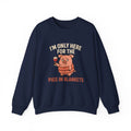 "I’m Only Here for the Pigs in Blankets" Cozy Holiday Crewneck
