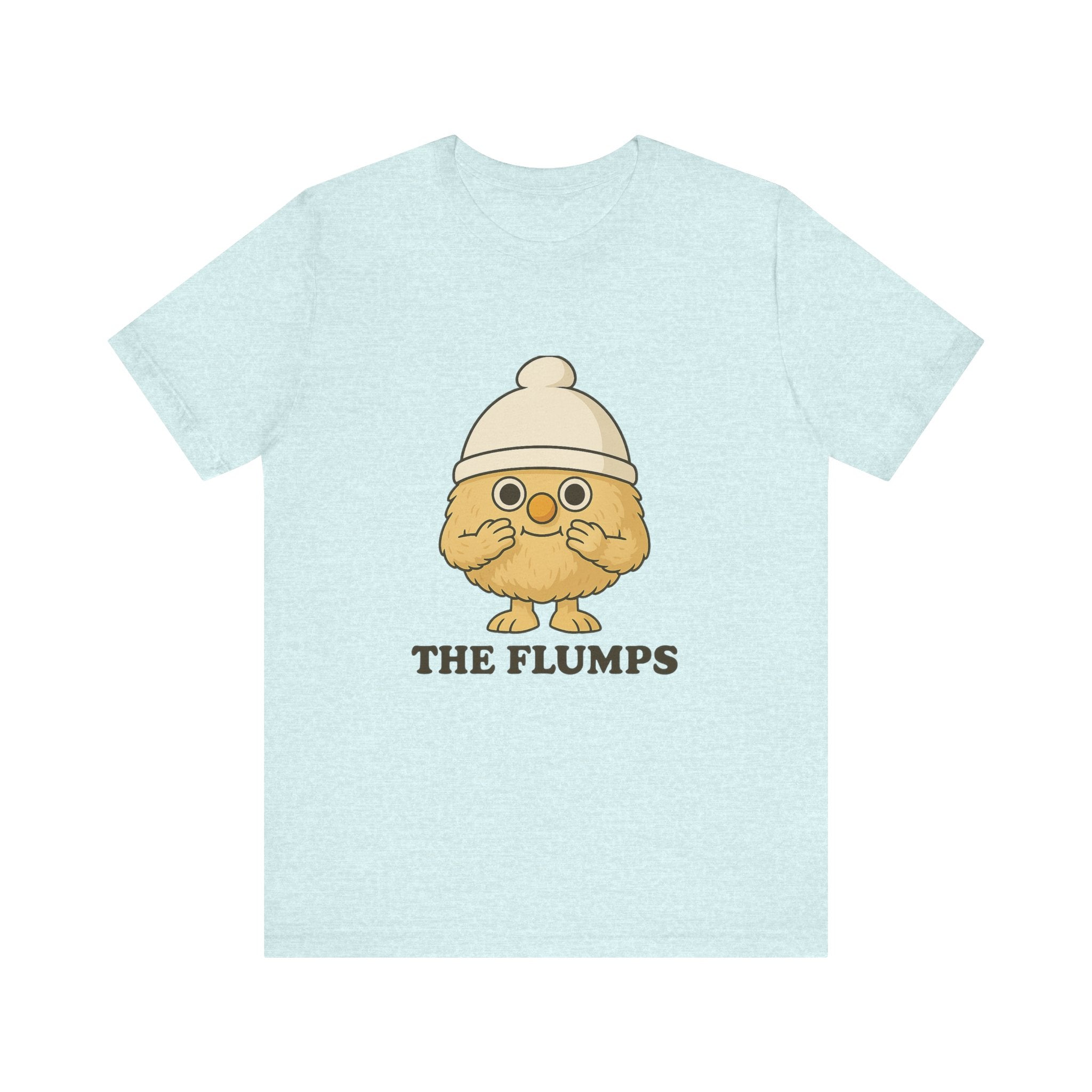 The Flumps Cute Character Tee — Whimsical Yellow Mascot T-Shirt