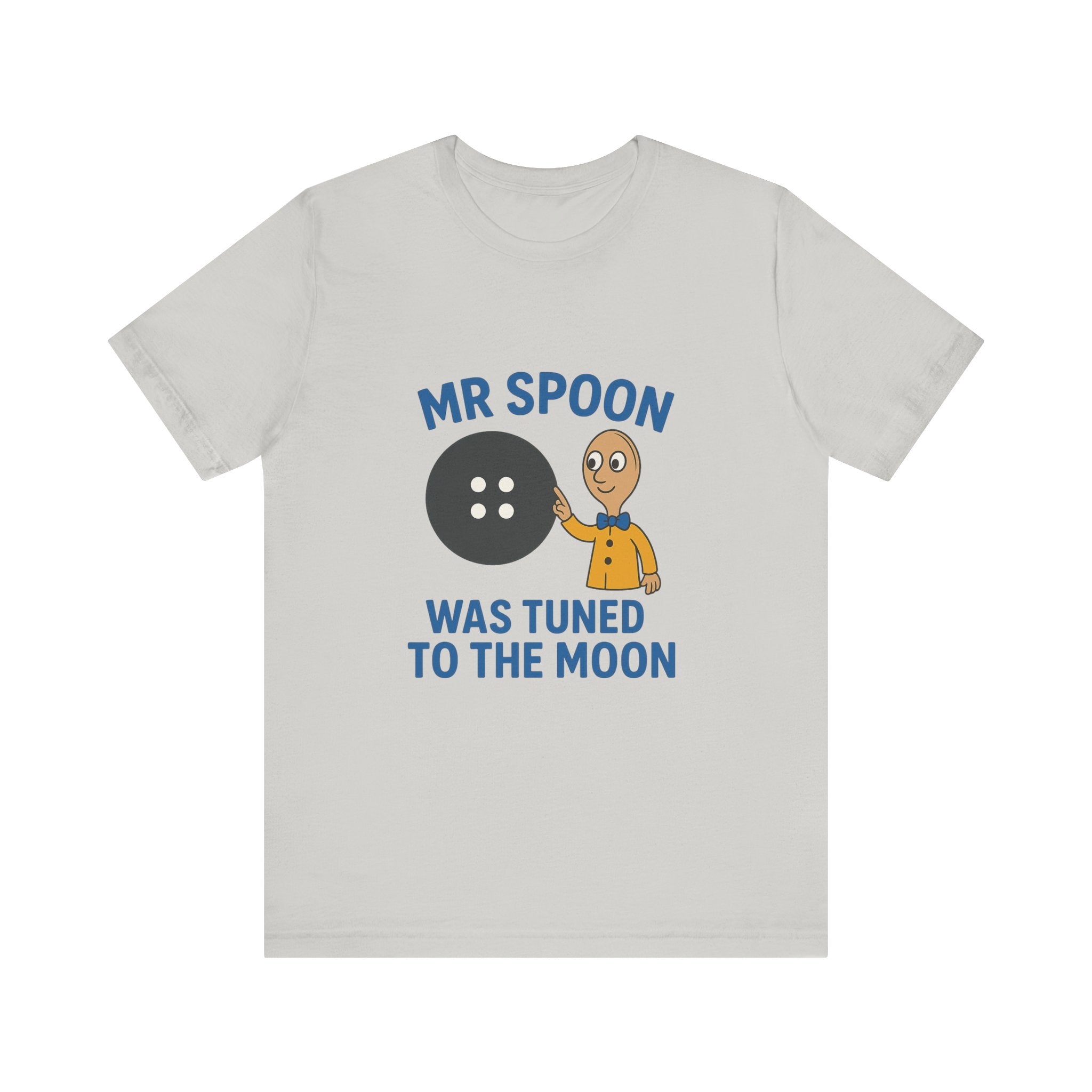 Retro Button Moon Unisex Jersey Short Sleeve Tee