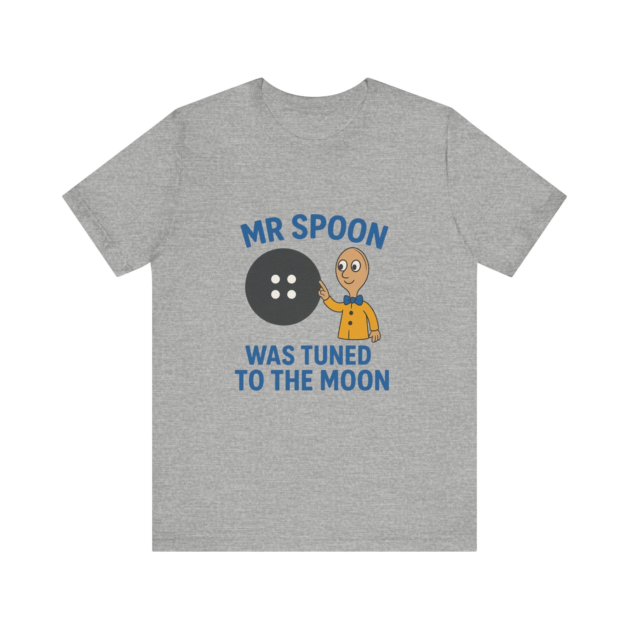 Retro Button Moon Unisex Jersey Short Sleeve Tee