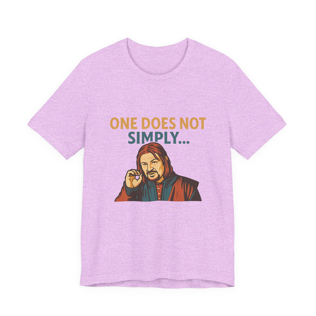 One Does Not Simply T‑Shirt — Funny Lord of the Rings Meme Tee