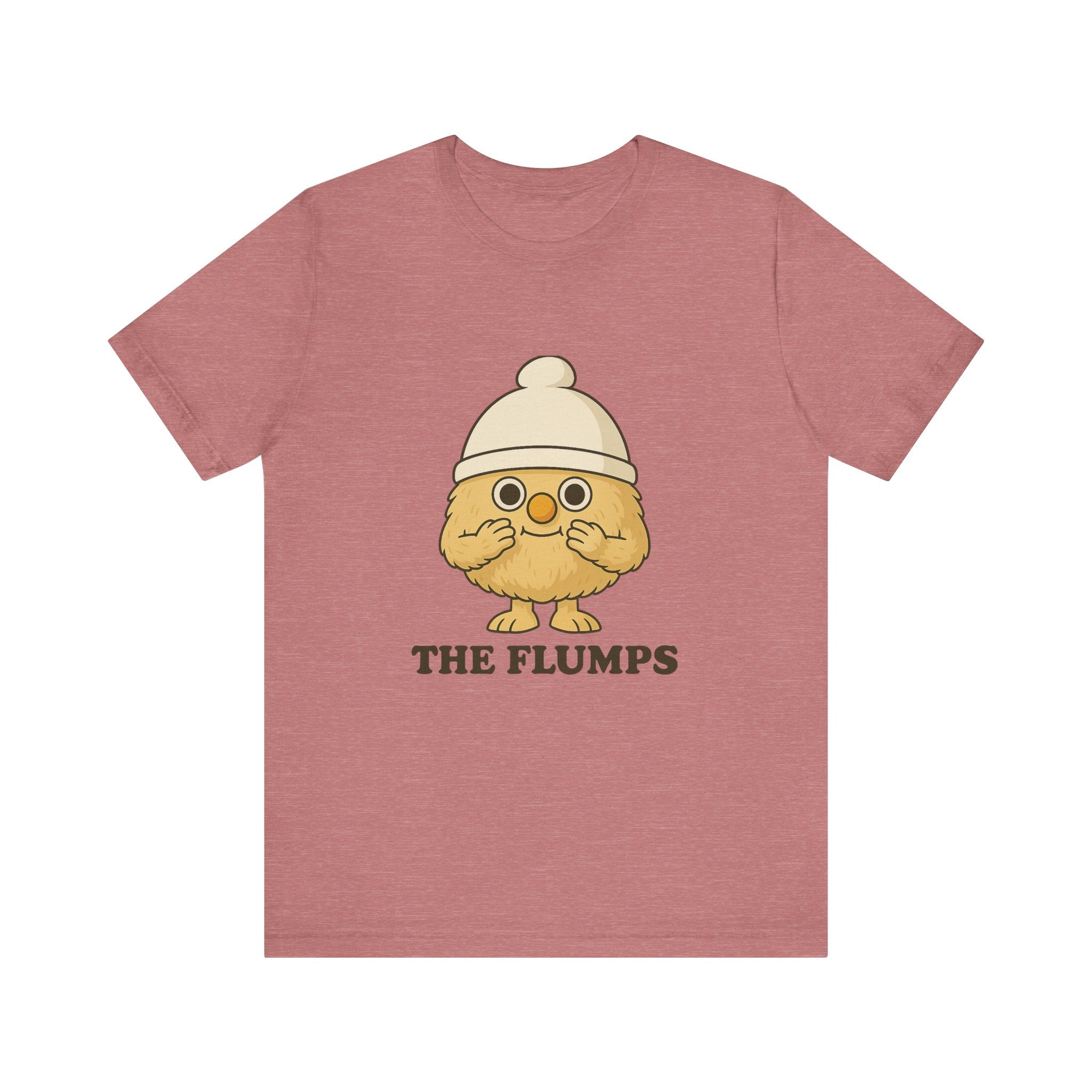 The Flumps Cute Character Tee — Whimsical Yellow Mascot T-Shirt