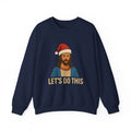 Jesus Christmas Sweatshirt "Let's Do This" – Holiday Christian Crewneck