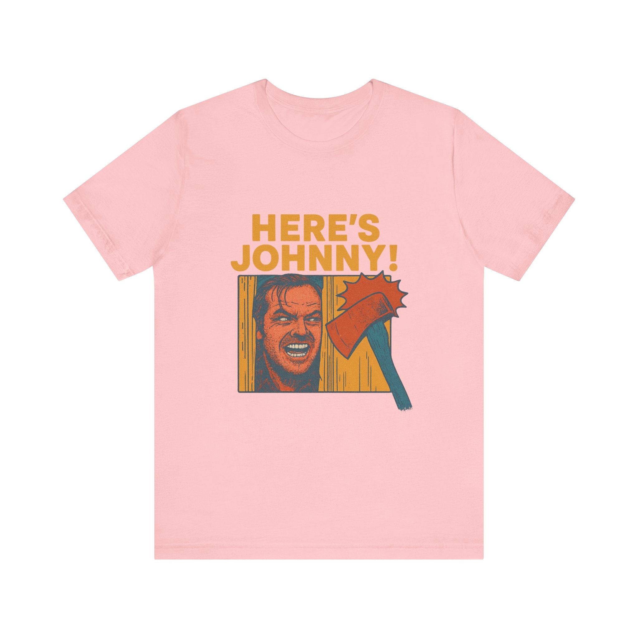 Here's Johnny! Horror Movie Tee — Retro Shining Axe Graphic T-Shirt