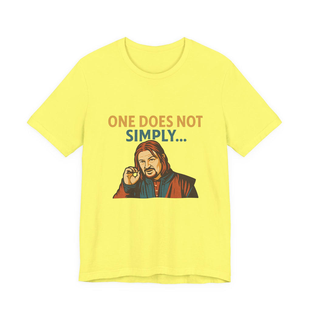 One Does Not Simply T‑Shirt — Funny Lord of the Rings Meme Tee